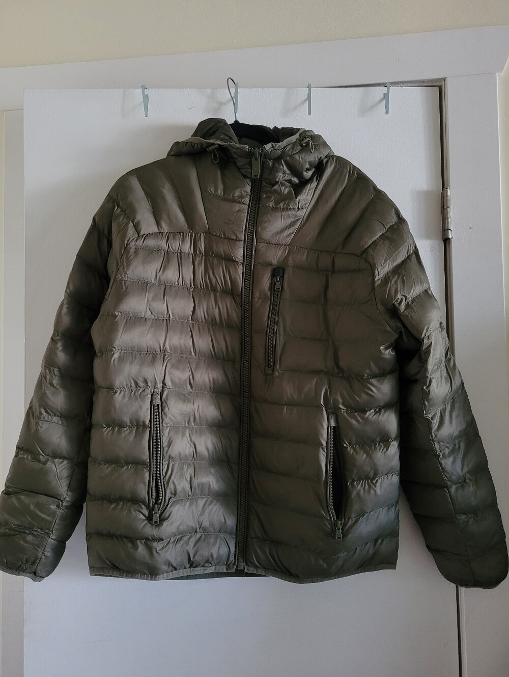 Green Mens Michael Kors Puffer Jacket